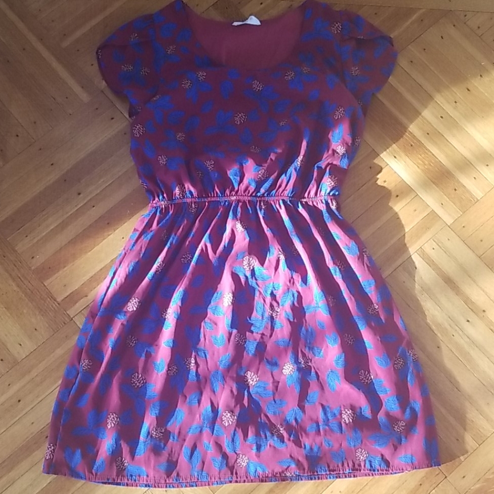 Peach Love California lined mini dress L